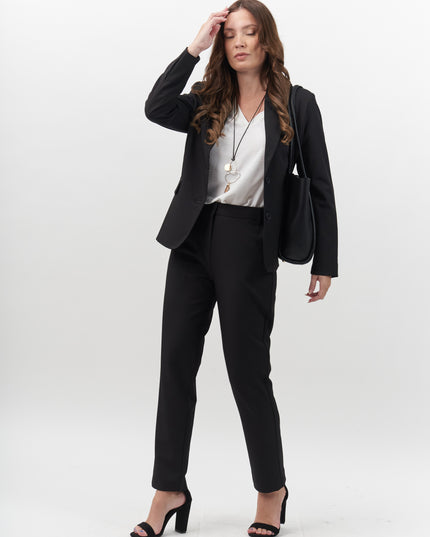 PANTALON GIVE CLASICO RECTO LISO,BOLSILLOS