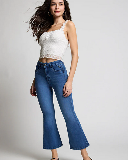 JEANS AMALIA FLARE CROP