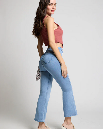 JEANS AMALIA FLARE CROP