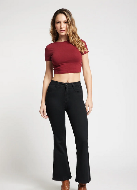 JEANS AMALIA FLARE CROP