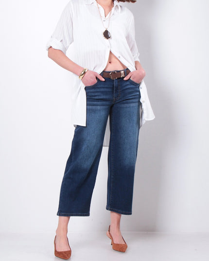 JEANS WADOS WIDE LEG TIRO MEDIO