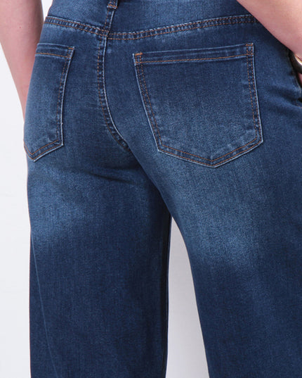 JEANS WADOS WIDE LEG TIRO MEDIO