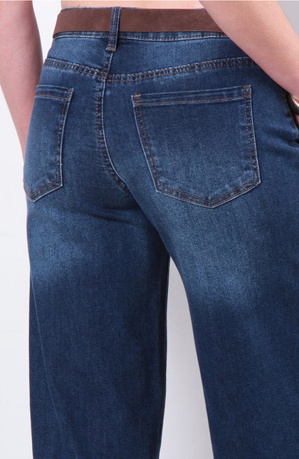 JEANS WADOS WIDE LEG TIRO MEDIO