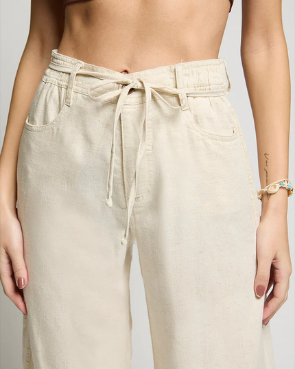 PANTALON AMALIA WIDE LEG LINO