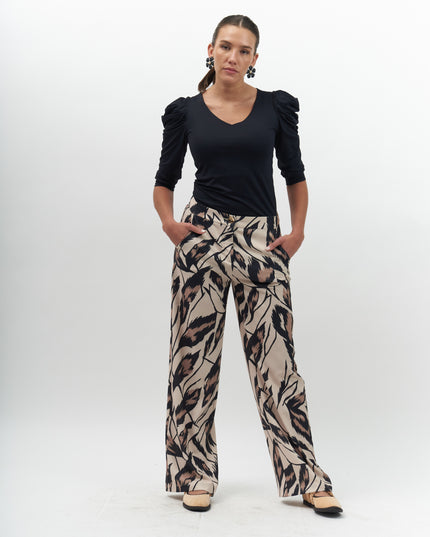 PANTALON GIVE PALAZZO ESTAMPADO