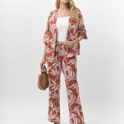 PANTALON GIVE PALAZZO ESTAMPADO,BOLSILLOS,PR - MAWI