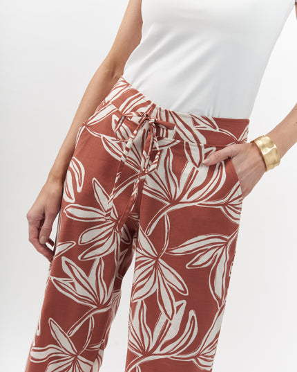 PANTALON GIVE PALAZZO ESTAMPADO,BOLSILLOS,PR