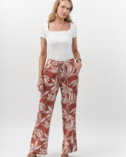 PANTALON GIVE PALAZZO ESTAMPADO,BOLSILLOS,PR
