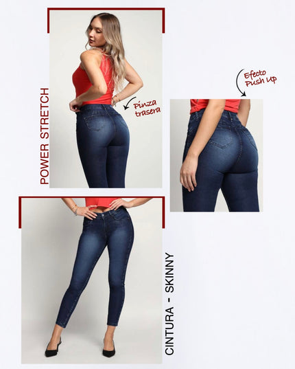 JEANS MOHICANO CORTE DIAGONAL PRET