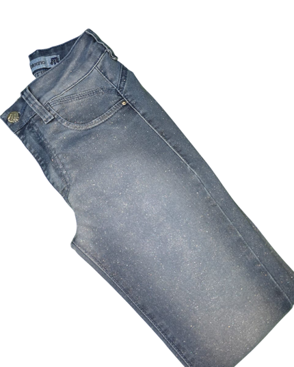 JEANS MOHICANO GLITTER VISTA DIAGONAL COSTUR