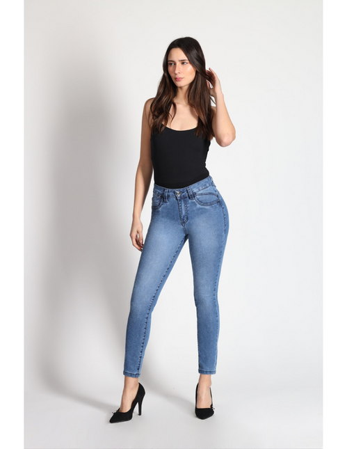 JEANS MOHICANO GLITTER VISTA DIAGONAL COSTUR