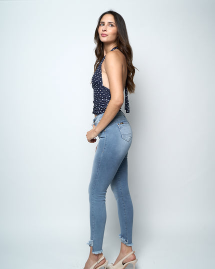 JEANS MOHICANO MEDIO TOBILLERO