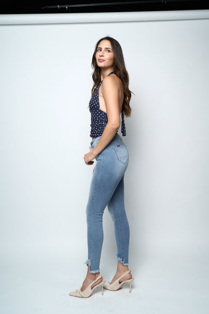 JEANS MOHICANO MEDIO TOBILLERO