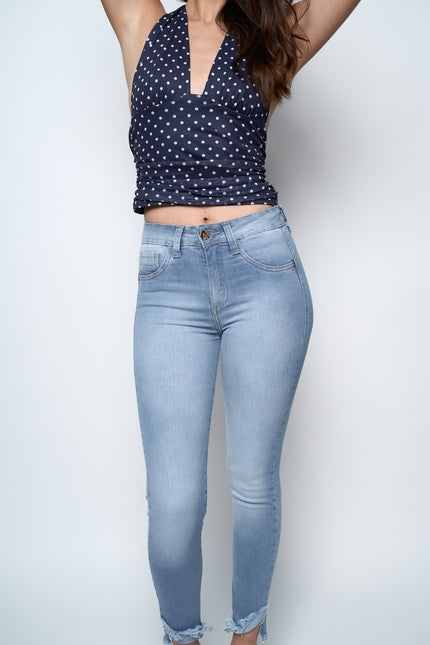 JEANS MOHICANO MEDIO TOBILLERO
