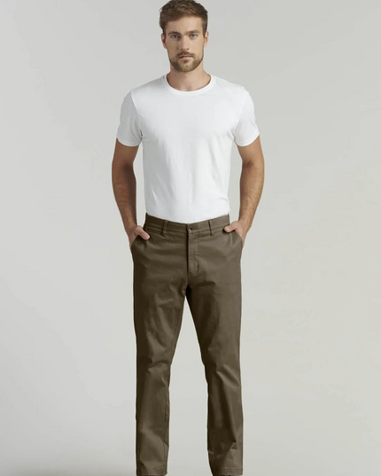 PANTALON FEROUCH TWILL WITHOUT PLEATS L/33 - MAWI