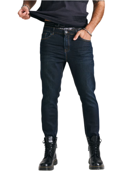 JEANS J.J.O SKINNY LAVADO CONTRASTADO MANCH