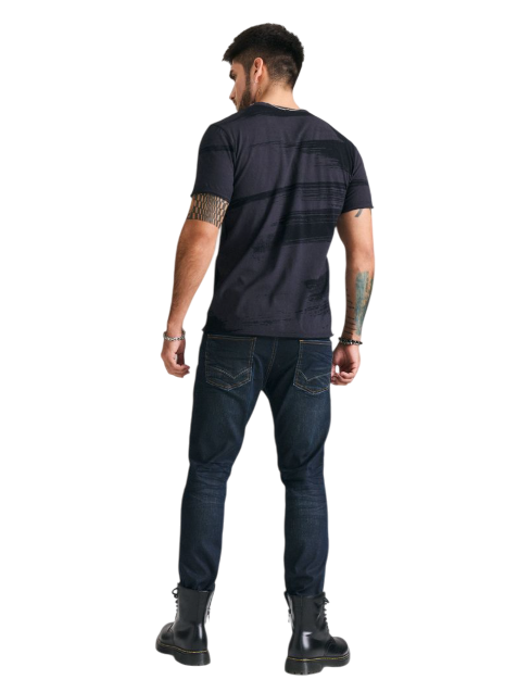 JEANS J.J.O SKINNY LAVADO CONTRASTADO MANCH