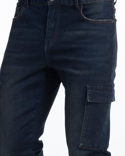 JEANS ELLUS CARGO TIRO MEDIO