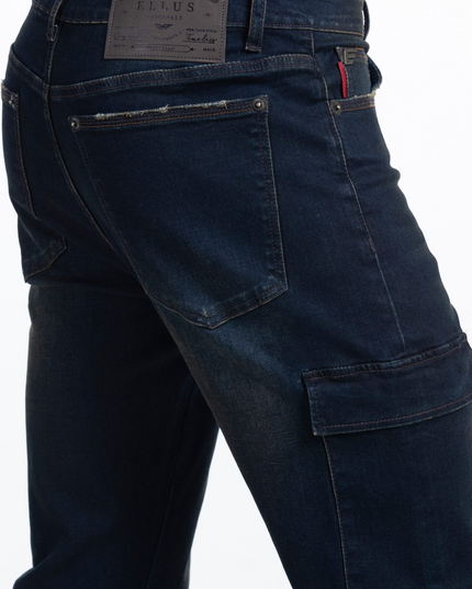 JEANS ELLUS CARGO TIRO MEDIO