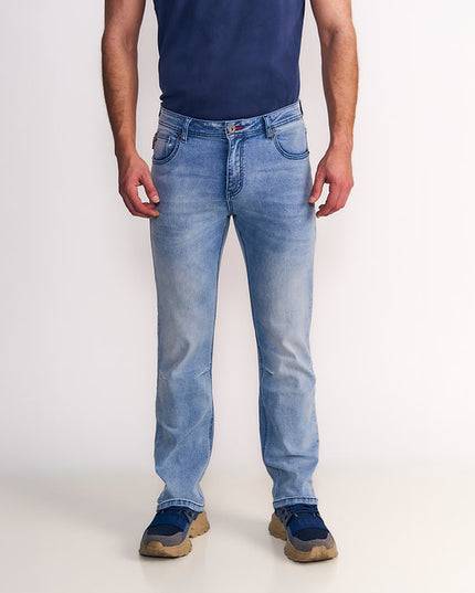 JEANS ELLUS STRAIGHT TIRO ALTO PINZAS