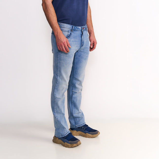 JEANS ELLUS STRAIGHT TIRO ALTO PINZAS
