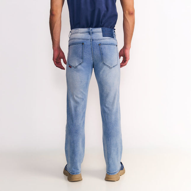 JEANS ELLUS STRAIGHT TIRO ALTO PINZAS