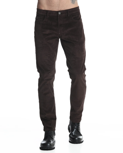 PANTALON ELLUS COTELÉ SLIM TIRO MEDIO