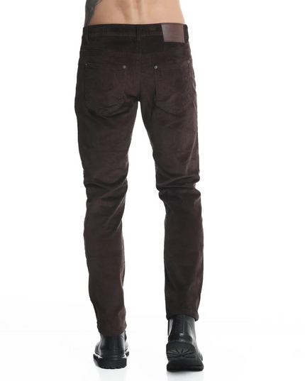 PANTALON ELLUS COTELÉ SLIM TIRO MEDIO