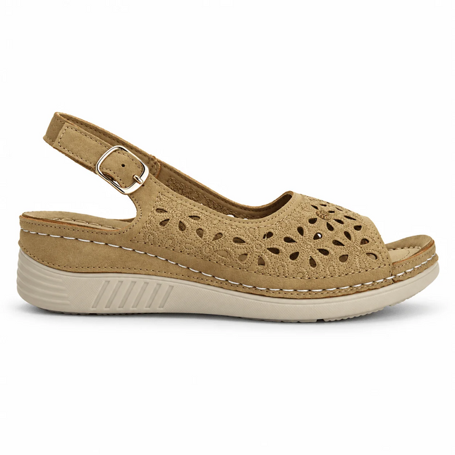 Sandalia tipo chala de mujer Chalada en color beige