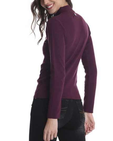 SWEATER ELLUS SLIM FIT SEMI CUELLO