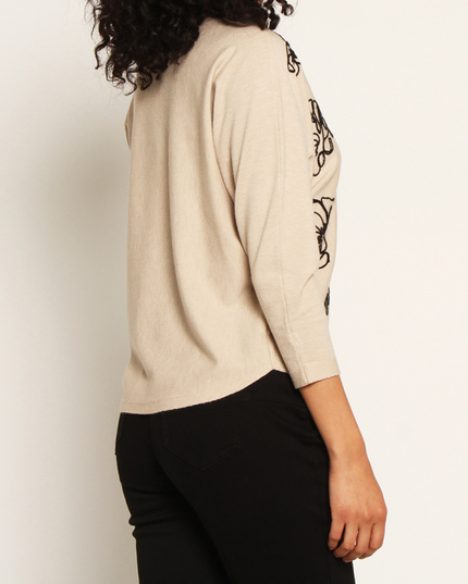SWEATER WADOS 3/4 BORDADO