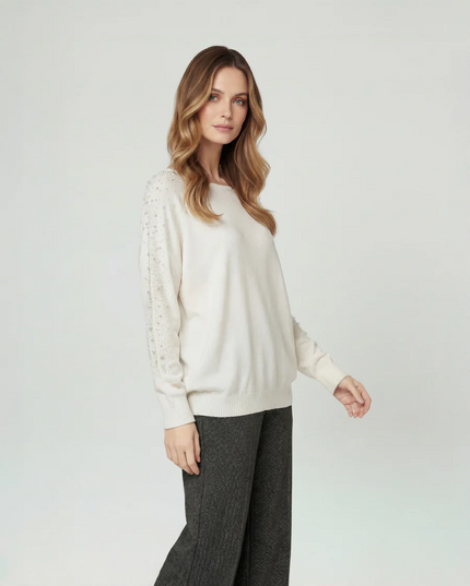 SWEATER LINEATRE LINEATRE en color crudo