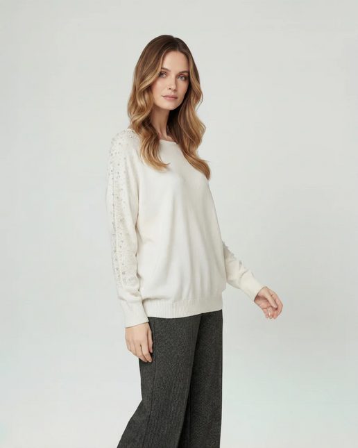 SWEATER LINEATRE LINEATRE en color crudo