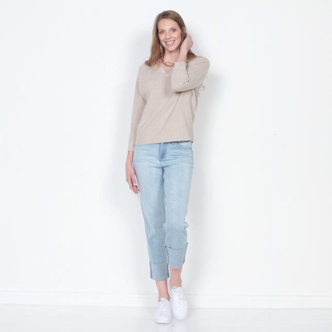SWEATER WADOS M 3/4 SOLID