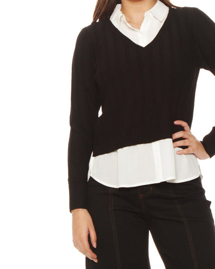 SWEATER WADOS M/L CON BLUSA - MAWI