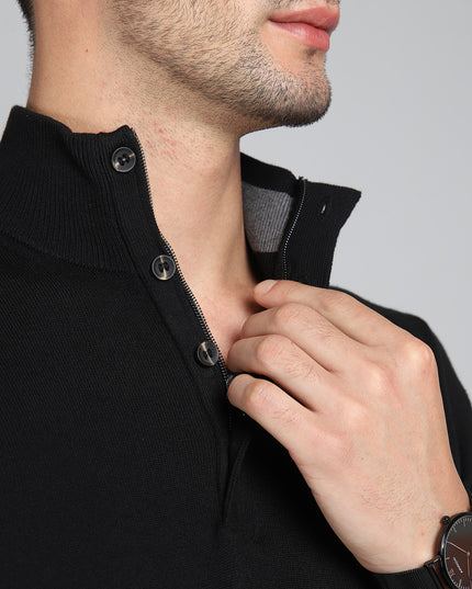 SWEATER ARROW CUELLO BOTON-ZIPPER