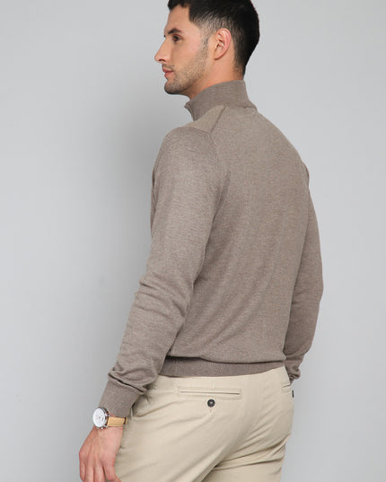 SWEATER ARROW CUELLO BOTON-ZIPPER