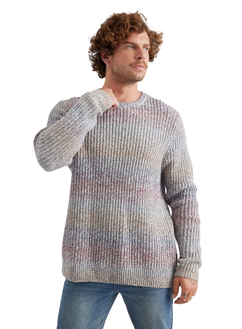SWEATER HOMBRE FOSTER CREW NECK GRUNGE - MAWI