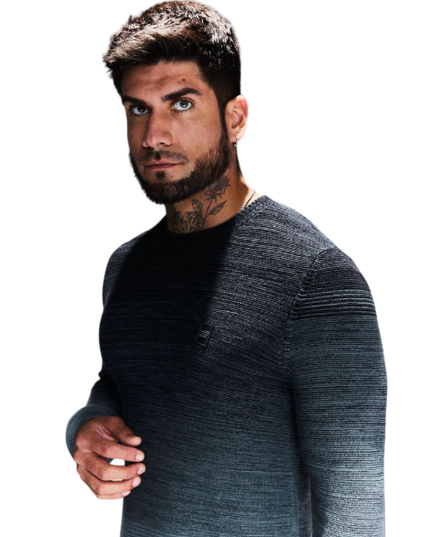 SWEATER J.J.O CREW NECK GRADIENTE