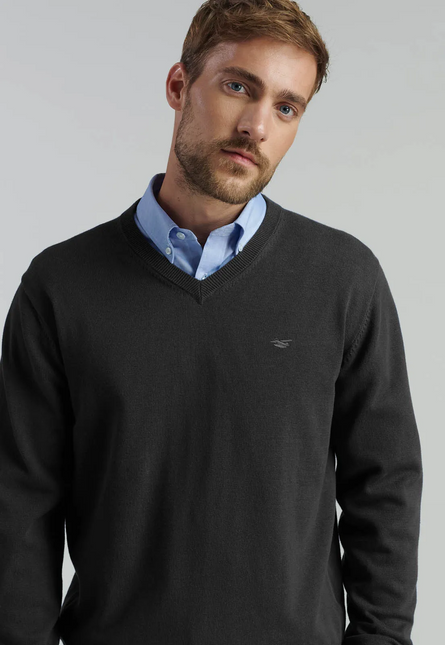 SWEATER FEROUCH V NECK SOLIDO F