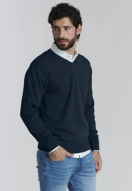SWEATER FEROUCH V NECK SOLIDO F