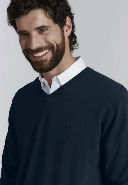 SWEATER FEROUCH V NECK SOLIDO F