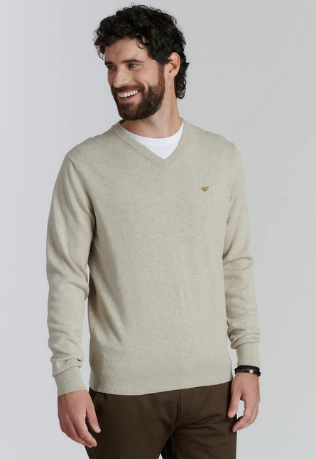 SWEATER FEROUCH V NECK MELANGE F