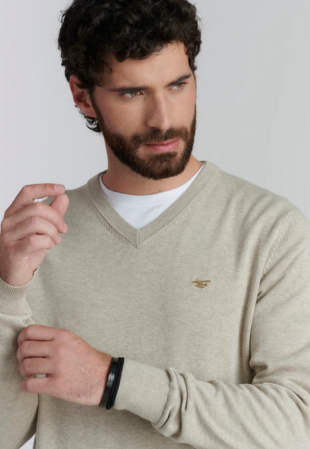 SWEATER FEROUCH V NECK MELANGE F