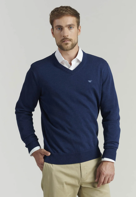 SWEATER FEROUCH V NECK MELANGE F