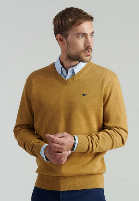 SWEATER FEROUCH V NECK MELANGE F