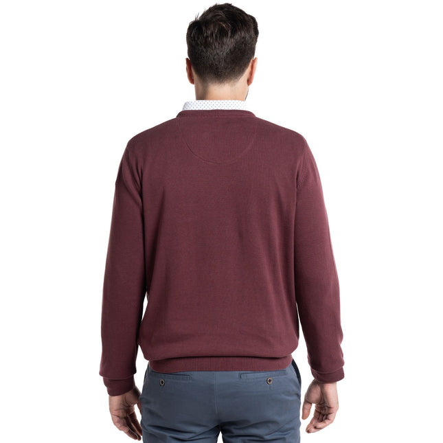 SWEATER POTROS CUELLO V VENECIA