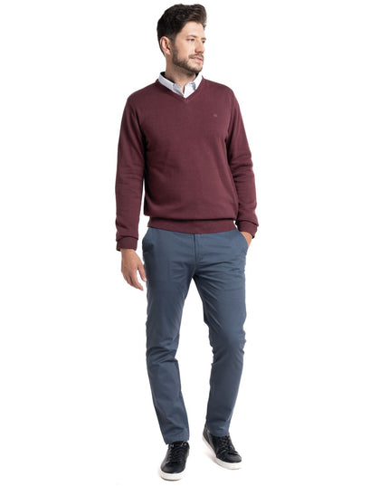 SWEATER POTROS CUELLO V VENECIA