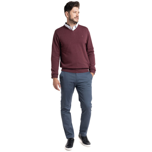 SWEATER POTROS CUELLO V VENECIA