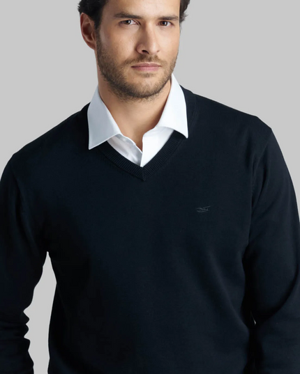 SWEATER FEROUCH V NECK SOLIDO
